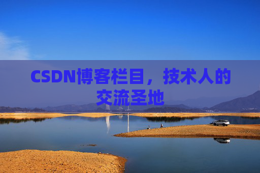 CSDN博客栏目，技术人的交流圣地